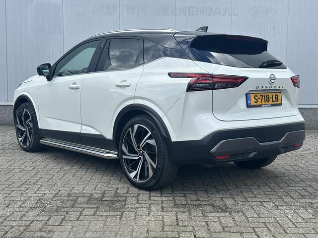 Nissan QASHQAI 1.3 MHEV Xtronic Tekna Plus / Panoramadak / BOSE / ACC / Luxe Lederen Bekleding / Stoel & Stuurwiel Verwarming / Elektr. Stoelen / Elektr. Achterklep / Memory Stoelen /