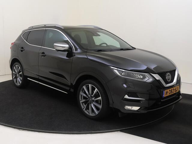 Nissan QASHQAI 1.3 DIG-T Tekna + | airco automatisch | Apple Carplay/Android | cruise control adaptief | dodehoek detectie | LED koplampen | lederen bekleding | lichtmetalen velgen 19" | navigatiesysteem full map | panoramadak |