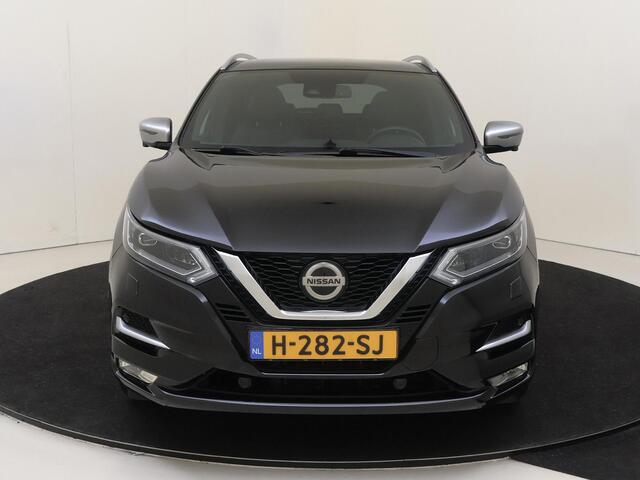 Nissan QASHQAI 1.3 DIG-T Tekna + | airco automatisch | Apple Carplay/Android | cruise control adaptief | dodehoek detectie | LED koplampen | lederen bekleding | lichtmetalen velgen 19" | navigatiesysteem full map | panoramadak |