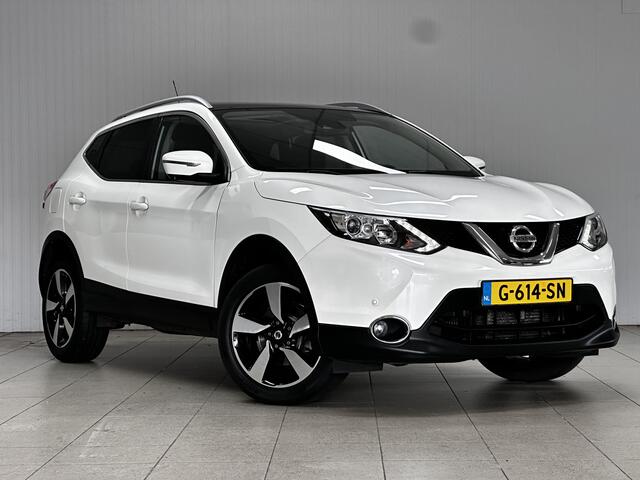 Nissan QASHQAI 1.2 N-Connecta/ Automaat!/ Pano-Dak!/ 18''LMV/ LED Dagrijverl./ Keyless/ DAB+/ Clima/ Navi/ Cruise/ Bluetooth/ Multi.LEDER.Stuur/ Elek.Pakket/ Isofix/ PDC V+A.