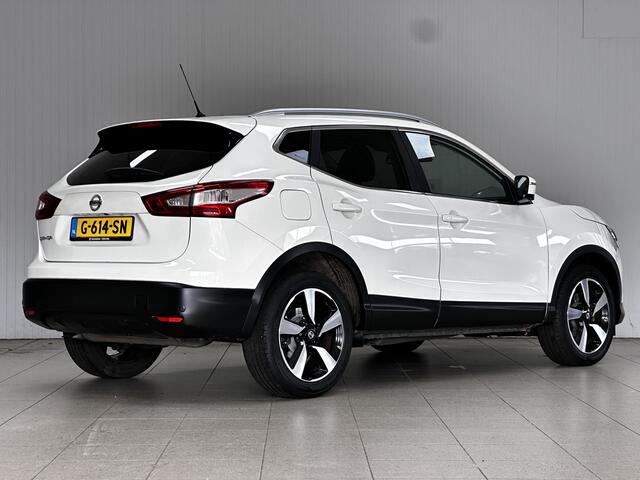 Nissan QASHQAI 1.2 N-Connecta/ Automaat!/ Pano-Dak!/ 18''LMV/ LED Dagrijverl./ Keyless/ DAB+/ Clima/ Navi/ Cruise/ Bluetooth/ Multi.LEDER.Stuur/ Elek.Pakket/ Isofix/ PDC V+A.