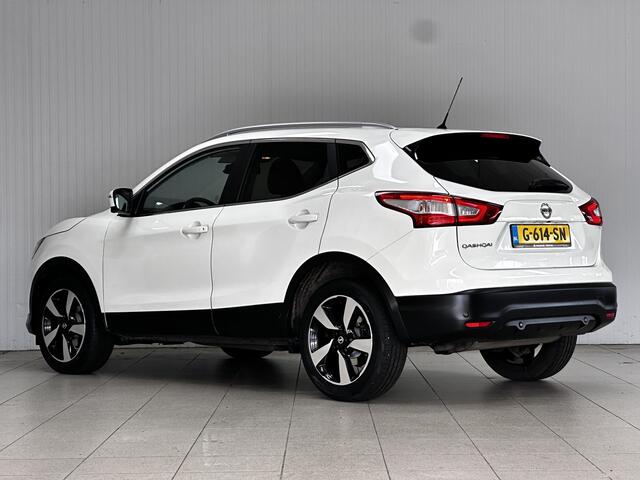 Nissan QASHQAI 1.2 N-Connecta/ Automaat!/ Pano-Dak!/ 18''LMV/ LED Dagrijverl./ Keyless/ DAB+/ Clima/ Navi/ Cruise/ Bluetooth/ Multi.LEDER.Stuur/ Elek.Pakket/ Isofix/ PDC V+A.
