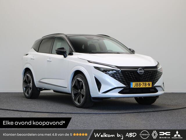 Nissan QASHQAI 158pk MHEV Xtronic N-Design | 360 Camera | Clima | Keyless | Trekgewicht 1800KG | Stoelverwarming |