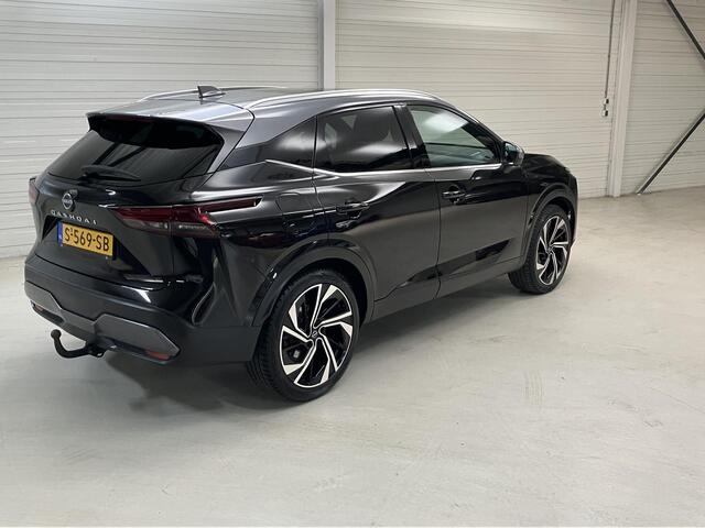 Nissan QASHQAI 1.3 MHEV Xtronic Tekna Plus / Trekhaak 1800Kg Trekgewicht / Panoramadak / BOSE Audio / Lederen Bekleding / Elektr. Stoel / Stoel & Stuur Wiel Verwarming / Camera /