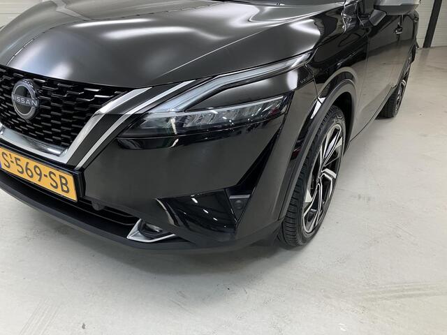Nissan QASHQAI 1.3 MHEV Xtronic Tekna Plus / Trekhaak 1800Kg Trekgewicht / Panoramadak / BOSE Audio / Lederen Bekleding / Elektr. Stoel / Stoel & Stuur Wiel Verwarming / Camera /