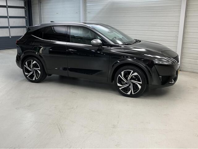 Nissan QASHQAI 1.3 MHEV Xtronic Tekna Plus / Trekhaak 1800Kg Trekgewicht / Panoramadak / BOSE Audio / Lederen Bekleding / Elektr. Stoel / Stoel & Stuur Wiel Verwarming / Camera /