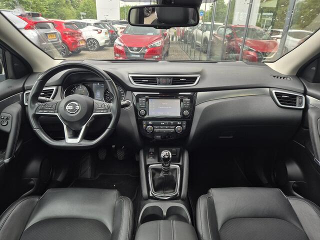 Nissan QASHQAI 1.2 Tekna | Panoramadak | Navigatie | Trekhaak | Nette auto | Dealer onderhoud | TEKNA | 1/2 Leder |