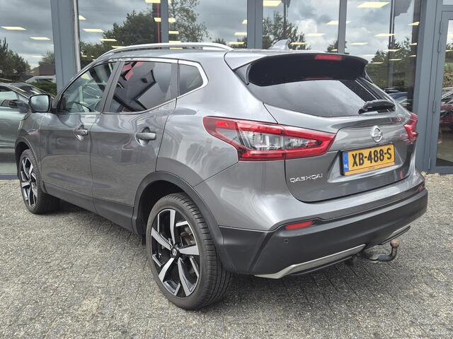 Nissan QASHQAI 1.2 Tekna | Panoramadak | Navigatie | Trekhaak | Nette auto | Dealer onderhoud | TEKNA | 1/2 Leder |