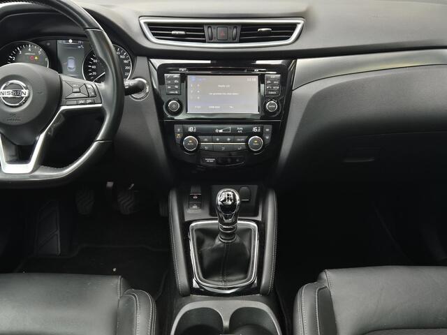 Nissan QASHQAI 1.2 Tekna | Panoramadak | Navigatie | Trekhaak | Nette auto | Dealer onderhoud | TEKNA | 1/2 Leder |