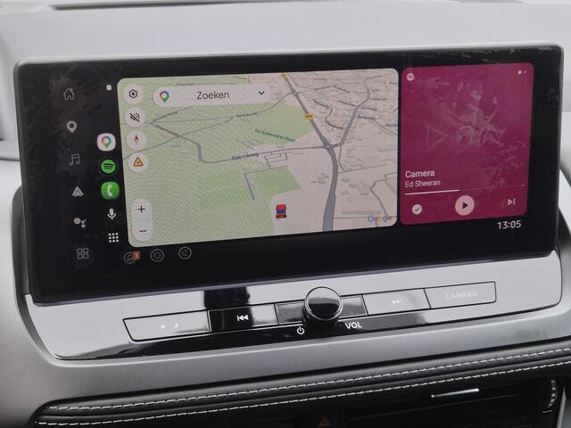 Nissan QASHQAI 1.3 MHEV Xtronic N-Connecta / Fabrieksgarantie tot 12-03-2028 / All season banden / Panoramadak / 1800kg Trekgewicht / Cold Pack & Pack Easy / Head Up Display / Rondomzicht camera / Adaptief cruise control / Draadloze telefoon lader /