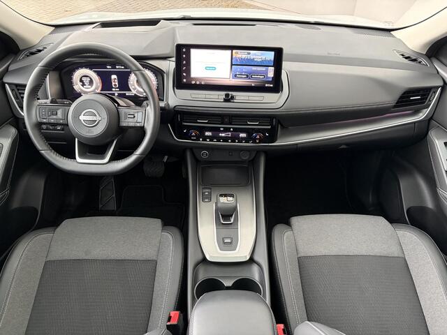 Nissan QASHQAI 1.3 MHEV Xtronic N-Connecta / Fabrieksgarantie tot 03-2028 / All season banden / Panoramadak / 1800kg Trekgewicht / Stoel & Stuurverwarming / Cold Pack & Pack Easy / Head Up Display / Rondomzicht camera / Adaptief cruise control / Draadloze telefoon lader
