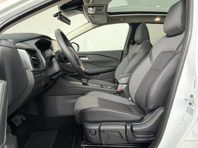 Nissan QASHQAI 1.3 MHEV Xtronic N-Connecta / Fabrieksgarantie tot 03-2028 / All season banden / Panoramadak / 1800kg Trekgewicht / Stoel & Stuurverwarming / Cold Pack & Pack Easy / Head Up Display / Rondomzicht camera / Adaptief cruise control / Draadloze telefoon lader