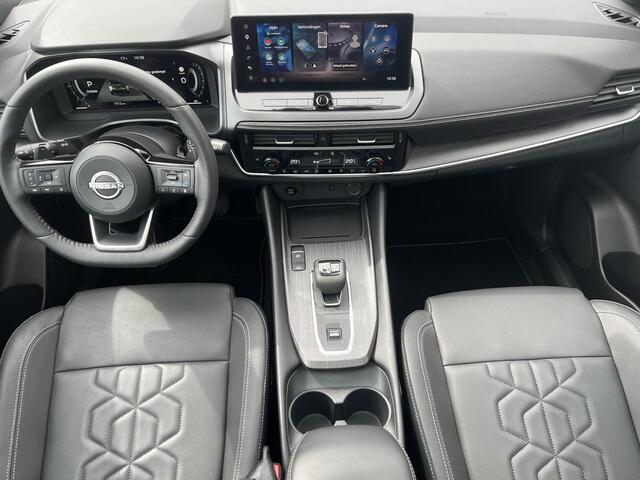 Nissan QASHQAI 1.3 MHEV Xtronic Tekna / Panoramadak / Bestuurderstoel Met Geheugen / Adaptief Cruise Control / 1800kg trekken / Elektr. Achterklep / Apple Carplay&Android Auto / Stuur-. Stoel en Voorruit Verwarming / Head-Up Display / Sfeerverlichting /