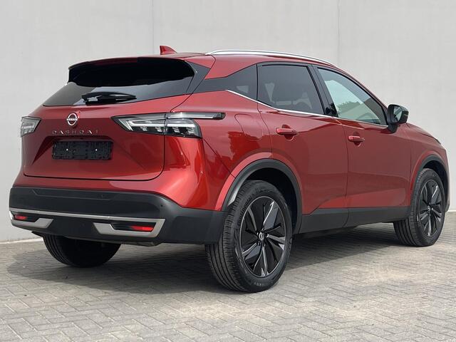 Nissan QASHQAI 1.3 MHEV Xtronic Tekna / Panoramadak / Bestuurderstoel Met Geheugen / Adaptief Cruise Control / 1800kg trekken / Elektr. Achterklep / Apple Carplay&Android Auto / Stuur-. Stoel en Voorruit Verwarming / Head-Up Display / Sfeerverlichting /