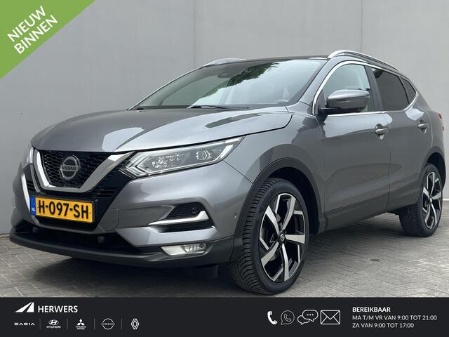 Nissan QASHQAI 1.3 DIG-T Tekna / Dealer Onderhouden / All Season Banden / Panoramadak / Adaptief Cruise Control / Apple Carplay&Android Auto / Full-Map Navigatie / Voor Stoelverwarming / Dode Hoek Detectie / Keyless /