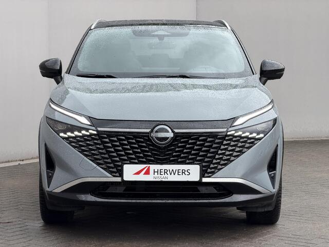 Nissan QASHQAI 1.3 MHEV Xtronic Tekna Plus / Panoramadak / Fabrieksgarantie tot 10-2028 / HUD / BOSE / ACC / Luxe Lederen Bekleding / StoelMassage / Stoel & Stuurwiel Verwarming / Elektr. Stoelen / Elektr. Achterklep / Memory Stoelen / All Season Banden /