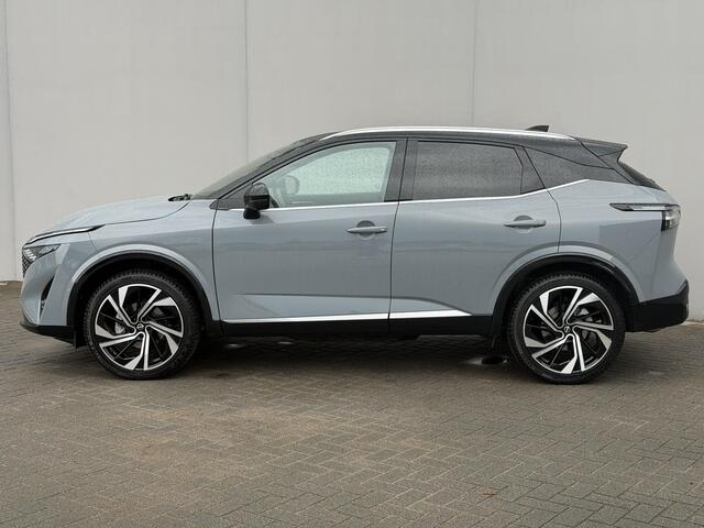 Nissan QASHQAI 1.3 MHEV Xtronic Tekna Plus / Panoramadak / Fabrieksgarantie tot 10-2028 / HUD / BOSE / ACC / Luxe Lederen Bekleding / StoelMassage / Stoel & Stuurwiel Verwarming / Elektr. Stoelen / Elektr. Achterklep / Memory Stoelen / All Season Banden /