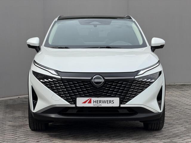 Nissan QASHQAI 1.3 MHEV Xtronic N-Connecta / Panoramadak / 1800kg Trekgewicht / Cold Pack / Dodehoek Detectie / Adaptieve Cruise / Head up display / 360 Camera / Stoel & Stuurwiel Verwarming /