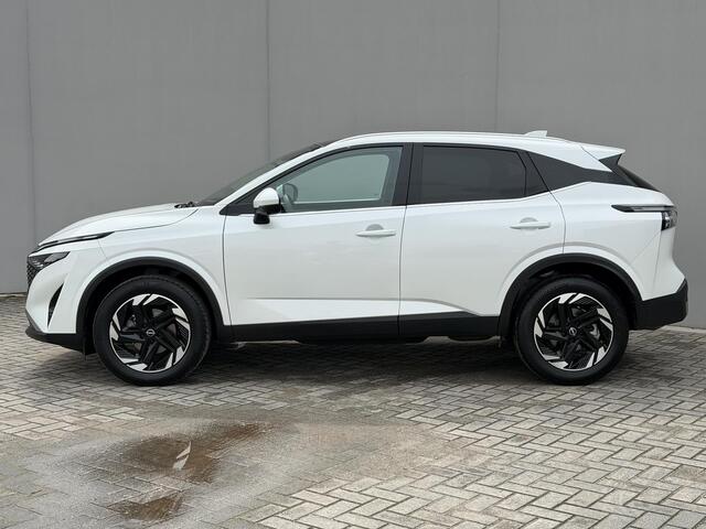 Nissan QASHQAI 1.3 MHEV Xtronic N-Connecta / Panoramadak / 1800kg Trekgewicht / Cold Pack / Dodehoek Detectie / Adaptieve Cruise / Head up display / 360 Camera / Stoel & Stuurwiel Verwarming /