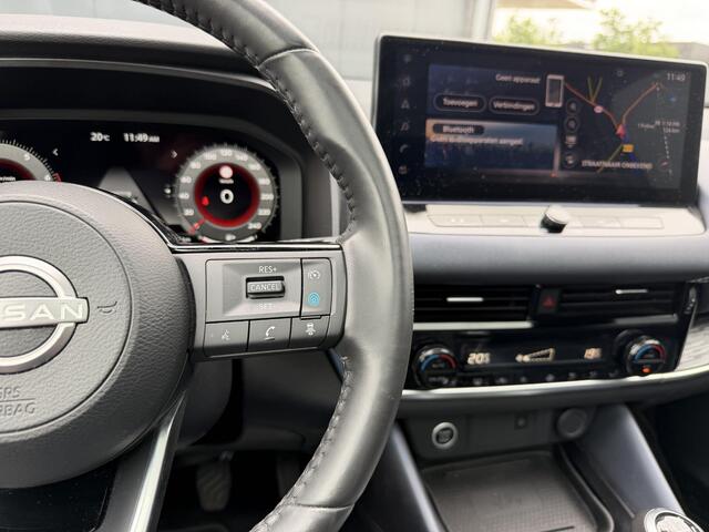 Nissan QASHQAI 1.3 MHEV Tekna / Trekhaak ( 1400 KG Trekgewicht ) / Panoramadak / Adaptieve Cruise Control / Head Up Display / 360 Graden Camera / Apple Carplay / Navigatie