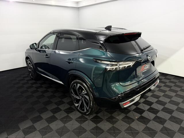 Nissan QASHQAI 1.3 MHEV Xtronic Tekna Plus Panoramadak, 360 Camera, 20 inch velgen, Bose geluidsysteem, Memory stoelen, Head-up display, Navi, Keyless start, Elektrische achterklep, 3 jaar garantie