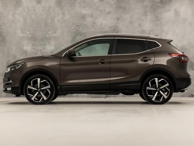Nissan QASHQAI 1.2 Tekna + (PANORAMADAK, 1e EIGENAAR, NAVIGATIE, 360 CAMERA, ELEK SPORTSTOELEN, LEDER, GETINT GLAS, STOELVERWARMING, NIEUWSTAAT)