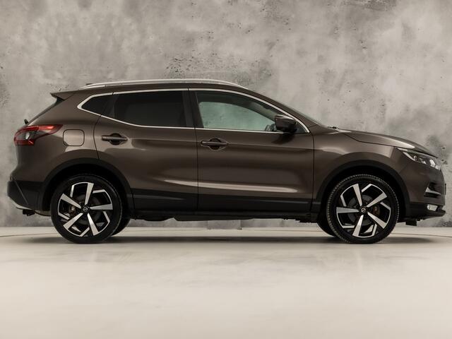 Nissan QASHQAI 1.2 Tekna + (PANORAMADAK, 1e EIGENAAR, NAVIGATIE, 360 CAMERA, ELEK SPORTSTOELEN, LEDER, GETINT GLAS, STOELVERWARMING, NIEUWSTAAT)