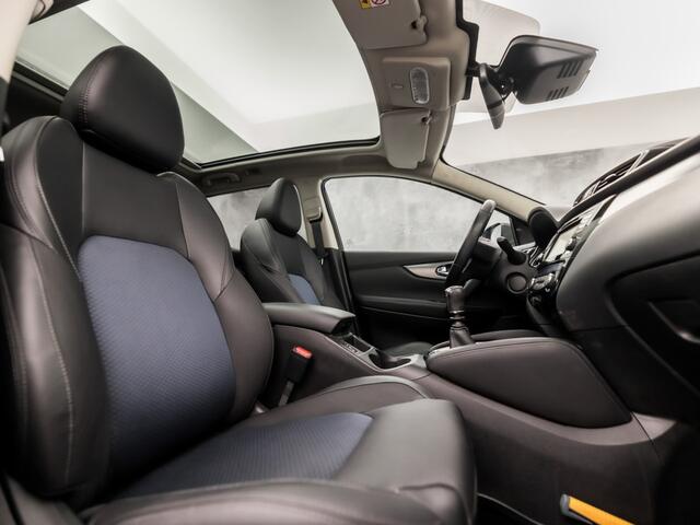 Nissan QASHQAI 1.2 Tekna + (PANORAMADAK, 1e EIGENAAR, NAVIGATIE, 360 CAMERA, ELEK SPORTSTOELEN, LEDER, GETINT GLAS, STOELVERWARMING, NIEUWSTAAT)