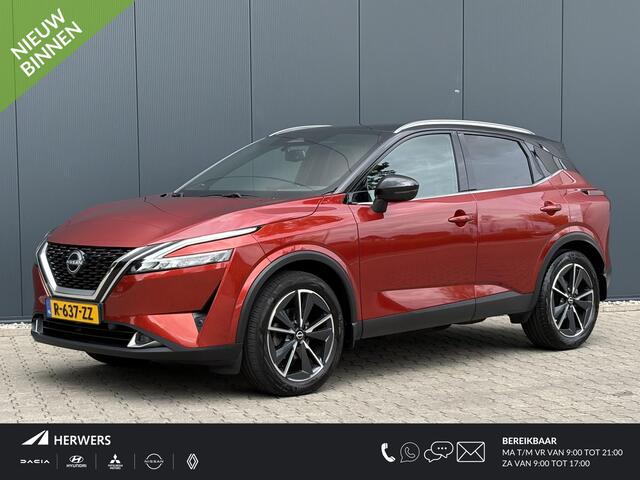 Nissan QASHQAI 1.3 MHEV Tekna Plus / Apple Carplay/Android Auto / Airco / Cruise Control / Panoramadak / Voorstoelen verwarmd / Navigatie /