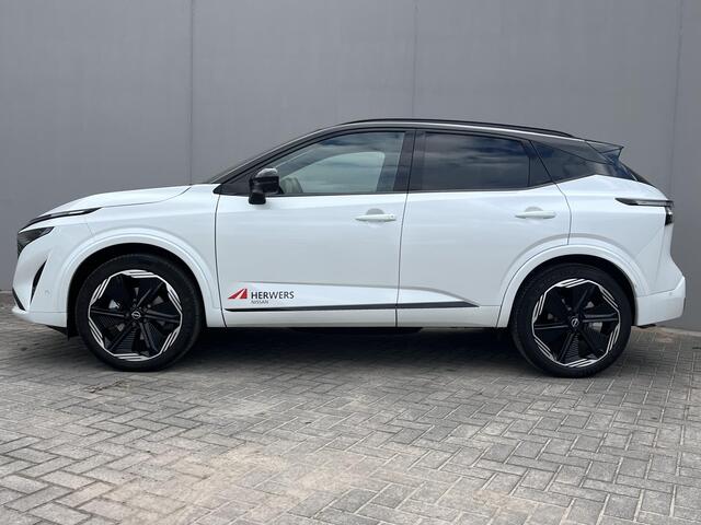 Nissan QASHQAI 1.5 e-Power N-Design / Adaptief Cruise Control / Apple Carpllay&Android Auto / Panorama Dak / Leder&Alcantara Bekleding / Navigatie / Stoel-, Stuur Verwarming / 360 Camera / Parkeersensoren /