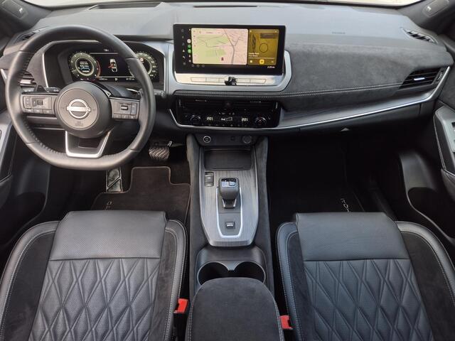 Nissan QASHQAI 1.3 MHEV Xtronic Tekna Plus / Fabrieksgarantie tot 10-2028 / All season banden / Panoramadak / Trekgewicht 1800 kg / Head Up Display / Elektrische achterklep / Voorstoel met massage functie / Bose Audio Systeem / Stuur Stoel & Voorruit verwarming /