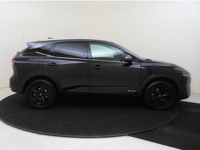 Nissan QASHQAI 1.5 e-Power Black Edition | airco automatisch | Apple Carplay/Android | cruise control adaptief | dodehoekdetectie met correctie | full-LED koplampen | lederen interieurdelen | lichtmetalen velgen 18" | navigatiesysteem full map | panoramadak | voorstoele