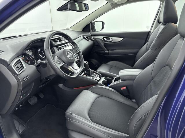 Nissan QASHQAI 1.3 DIG-T Tekna | airco automatisch | Apple Carplay/Android | Autonomous Emergency Braking | cruise control | dodehoek detectie | LED koplampen | lederen/stof bekleding | lichtmetalen velgen 19" | navigatiesysteem full map |