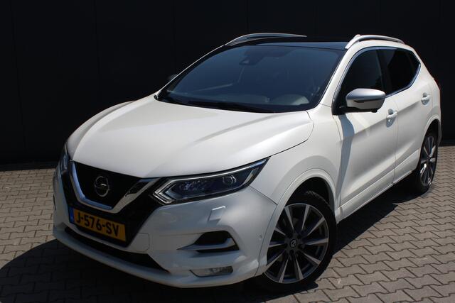 Nissan QASHQAI 1.3 DIG-T Tekna + | Incl. 12 Maanden garantie | Adaptieve Cruise Control | 360° Camera | Parkeersensoren | Bose Audio | Trekhaak | Panoramadak | Stoel verwarming | Memory Seats | Bluetooth | Apple Carplay/Android Auto |