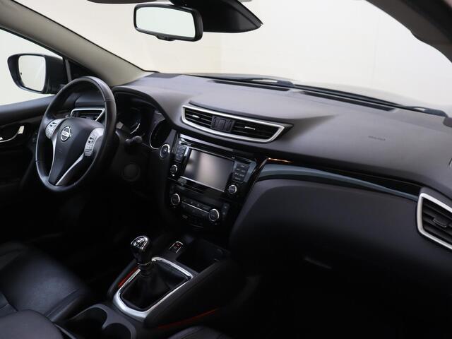 Nissan QASHQAI 1.2 Business Edition | airco automatisch, audio-navigatie full map, Autonomous Emergency Braking | cruise control | dodehoek detectie | LED koplampen | lederen/stof bekleding | lichtmetalen velgen 17"| panoramadak | voorstoelen verwarmd