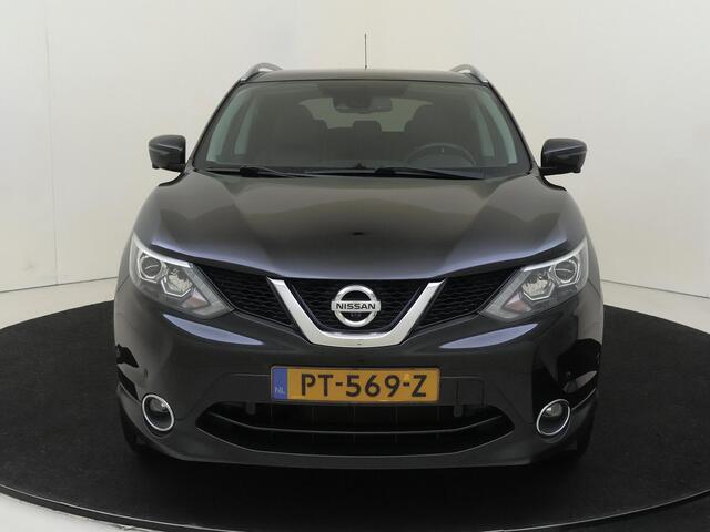 Nissan QASHQAI 1.2 Business Edition | airco automatisch, audio-navigatie full map, Autonomous Emergency Braking | cruise control | dodehoek detectie | LED koplampen | lederen/stof bekleding | lichtmetalen velgen 17"| panoramadak | voorstoelen verwarmd