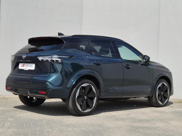 Nissan QASHQAI 1.3 MHEV Xtronic N-Design / Fabrieksgarantie tot 03-2028 / All season banden / Cold Pack / Trekgewicht 1800 kg / Stuur- Stoel & Voorruit verwarming / Rondomzicht camera / Apple Carplay Android Auto / Adaptief cruise control / Climate control /