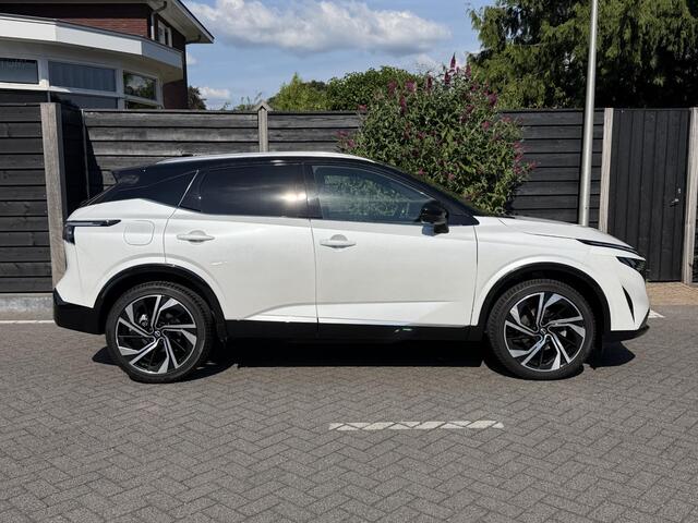 Nissan QASHQAI Tekna Plus 1.3 MHEV 158PK Xtronic Automaat Navigatie, Rondomzichtcamera, Keyless, Panoramadak, Elektrische Kofferbak, Stoelverwarming, Massage
