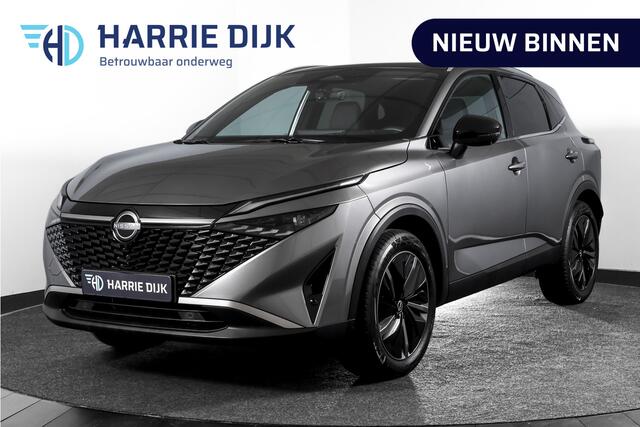 Nissan QASHQAI 1.3 MHEV Xtronic 158 PK Tekna | Pano | Memory | Matrix LED | Winterpakket | Dig. Cockpit | Adapt. Cruise | 360 Camera | NAV+App. Connect | ECC | Elek Klep | LM 19" | 6527