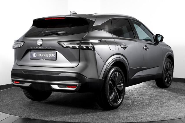 Nissan QASHQAI 1.3 MHEV Xtronic 158 PK Tekna | Pano | Memory | Matrix LED | Winterpakket | Dig. Cockpit | Adapt. Cruise | 360 Camera | NAV+App. Connect | ECC | Elek Klep | LM 19" | 6527