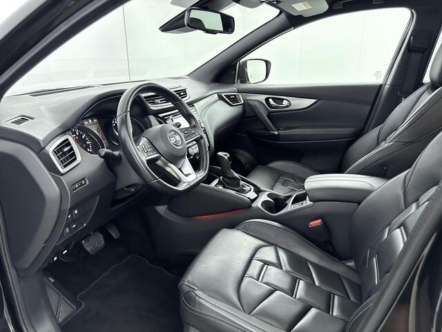 Nissan QASHQAI 1.3 DIG-T Tekna + | airco automatisch | Apple Carplay/Android | cruise control adaptief | dodehoek detectie | LED koplampen | lederen bekleding | lichtmetalen velgen 19" | navigatiesysteem full map | panoramadak |