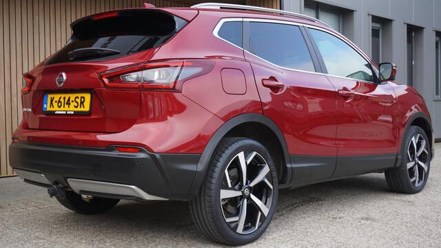 Nissan QASHQAI 1.3 DIG-T 140pk Premium Edition Pano.Dak Nappa-Leder 360-View Trekhaak 19inch LM *1e Eigenaar* 77279km!