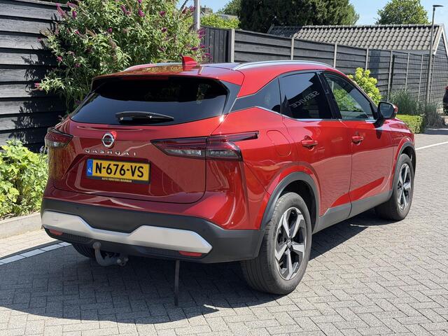 Nissan QASHQAI Tekna 1.3 MHEV 158PK Navigatie, Rondomzichtcamera, Keyless, Panoramadak, Elektrische Kofferklep, Stoel, Stuur & Voorruitverwarming