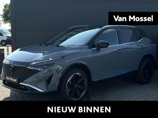 Nissan QASHQAI 1.5 e-Power Tekna Plus 205PK | Rijklaarprijs! | Head-Up Display | BOSE Audio | Panoramadak | Stoel,- Stuur en Voorruitverwarming | 20'' Inch Velgen | Apple CarPlay & Android Auto | Nieuw uit voorraad leverbaar!
