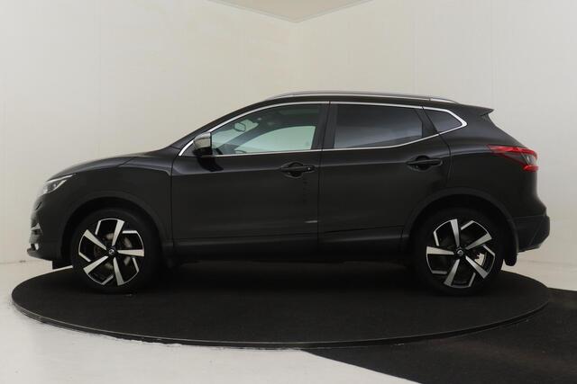 Nissan QASHQAI 1.6 TEKNA + -PANO.DAK|BOSE|360°CAM|MEMORY|KEYLESS|LEDER|DODEHOEK|STOELVERW.|TREKHAAK|19"