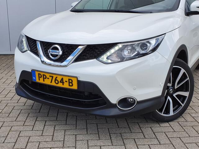 Nissan QASHQAI 1.6 DIG-T 163 Pk Tekna Navigatie, Panoramadak, Leder, Cimate Control, Cruise Control, Trekhaak, 19"Lm
