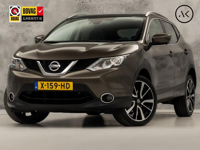 Nissan QASHQAI 1.6 dCi Tekna 4WD (PANORAMADAK, NAVIGATIE, LEDER, 360 CAMERA, ELEK SPORTSTOELEN, STOELVERWARMING, GETINT GLAS, CRUISE, NIEUWSTAAT)