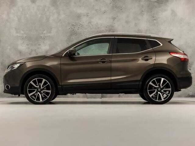 Nissan QASHQAI 1.6 dCi Tekna 4WD (PANORAMADAK, NAVIGATIE, LEDER, 360 CAMERA, ELEK SPORTSTOELEN, STOELVERWARMING, GETINT GLAS, CRUISE, NIEUWSTAAT)