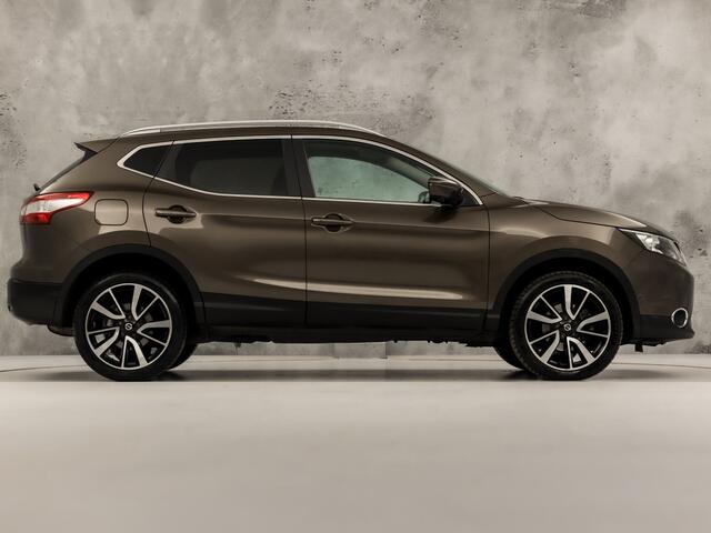 Nissan QASHQAI 1.6 dCi Tekna 4WD (PANORAMADAK, NAVIGATIE, LEDER, 360 CAMERA, ELEK SPORTSTOELEN, STOELVERWARMING, GETINT GLAS, CRUISE, NIEUWSTAAT)