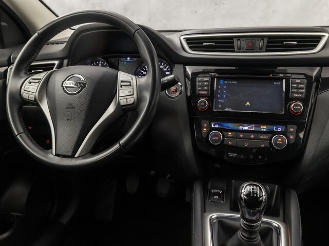 Nissan QASHQAI 1.6 dCi Tekna 4WD (PANORAMADAK, NAVIGATIE, LEDER, 360 CAMERA, ELEK SPORTSTOELEN, STOELVERWARMING, GETINT GLAS, CRUISE, NIEUWSTAAT)